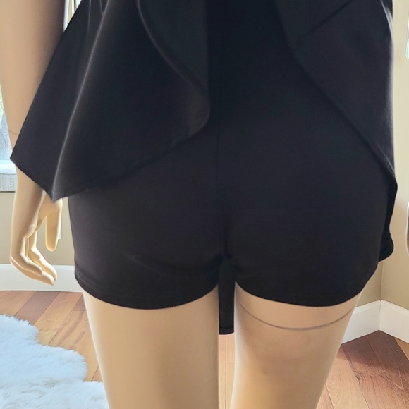 DRESSY BLACK ROMPER DRESS - Picture 10 of 13